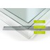 Verzuurd brons gehard glas 8mm dik